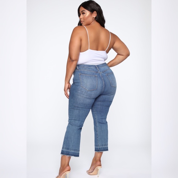 LAST 1 🌺 High Waisted Denim Jeans - Picture 3 of 8